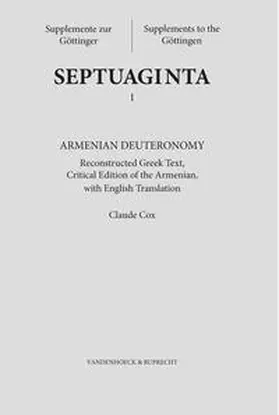 Cox |  Armenian Deuteronomy | Buch |  Sack Fachmedien