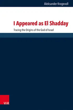 Krogevoll |  I Appeared as El Shadday | Buch |  Sack Fachmedien