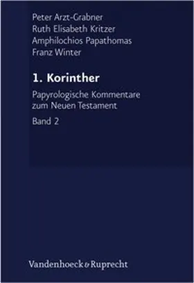 Arzt-Grabner / Kritzer / Papathomas |  1. Korinther | Buch |  Sack Fachmedien