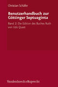 Schäfer |  Benutzerhandbuch zur Göttinger Septuaginta | Buch |  Sack Fachmedien