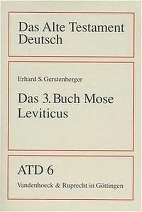 Gerstenberger |  Das dritte Buch Mose | Buch |  Sack Fachmedien