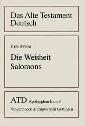 Hübner |  Die Weisheit Salomons | Buch |  Sack Fachmedien