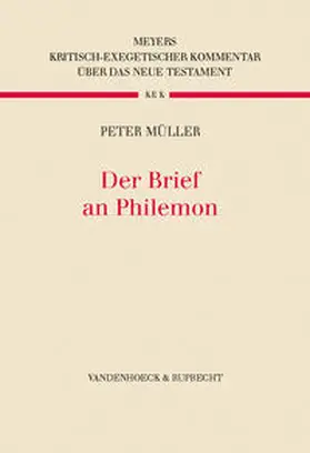 Müller |  Der Brief an Philemon | Buch |  Sack Fachmedien
