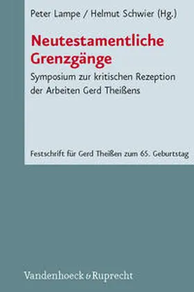 Lampe / Schwier | Neutestamentliche Grenzgänge | Buch | 978-3-525-53393-2 | sack.de