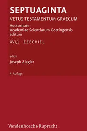 Ziegler |  Septuaginta. Band 16,1 | Buch |  Sack Fachmedien