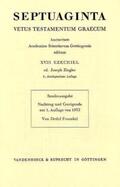 Ziegler |  Septuaginta SA 16/1 | Buch |  Sack Fachmedien