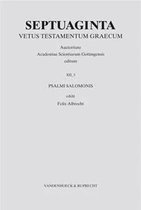 Albrecht |  Septuaginta. Band 12,3 | Buch |  Sack Fachmedien