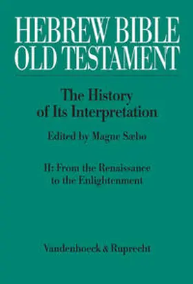  Hebrew Bible / Old Testament: The History of Its Interpretation | Buch |  Sack Fachmedien