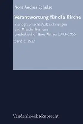 Schulze | Verantwortung für die Kirche III | Buch | 978-3-525-55765-5 | www.sack.de
