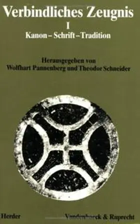 Pannenberg / Schneider |  Verbindliches Zeugnis I | Buch |  Sack Fachmedien