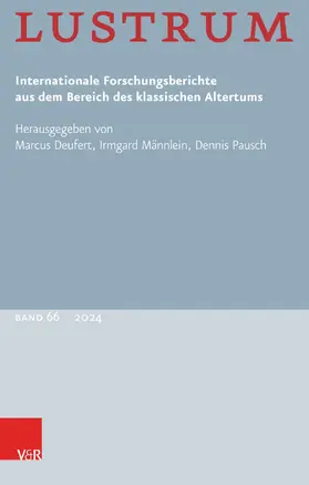 Visser / Deufert / Männlein |  Lustrum Band 66 - 2024 | Buch |  Sack Fachmedien