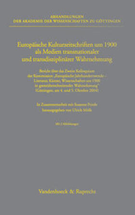 Mölk |  Europäische Kulturzeitschriften um 1900 als Medien transnationaler und transdisziplinärer Wahrnehmung | Buch |  Sack Fachmedien