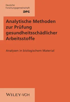Hartwig | Analytische Methoden zur Prüfung gesundheitsschädlicher Arbeitsstoffe | Loseblattwerk | www.sack.de