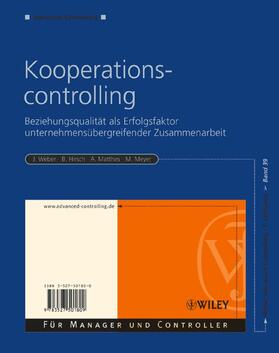 Weber / Hirsch / Matthes | Kooperationscontrolling | Buch | 978-3-527-50180-9 | sack.de