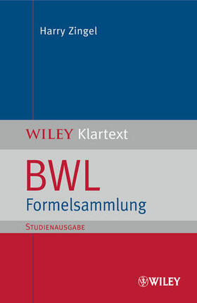 Zingel |  BWL Formelsammlung (SA) | Buch |  Sack Fachmedien