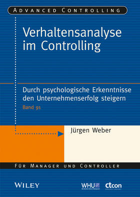 Weber | Verhaltensanalyse im Controlling | Buch | 978-3-527-50795-5 | sack.de