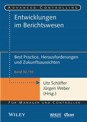 Schäffer / Weber | Entwicklungen im Berichtswesen | Buch | 978-3-527-50818-1 | sack.de