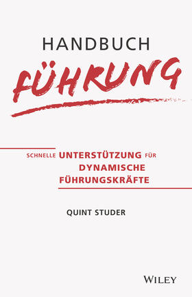 Studer | Handbuch Führung | Buch | 978-3-527-51066-5 | sack.de