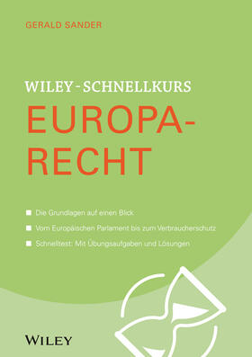 Sander |  Wiley-Schnellkurs Europarecht | Buch |  Sack Fachmedien