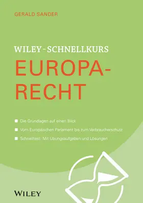 Sander | Wiley-Schnellkurs Europarecht | Buch | 978-3-527-53032-8 | www.sack.de