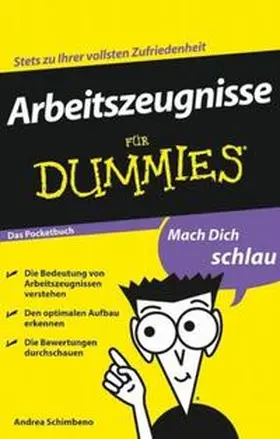 Schimbeno |  Arbeitszeugnisse für Dummies Das Pocketbuch | eBook | Sack Fachmedien