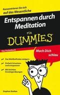 Bodian |  Entspannen durch Meditation für Dummies Das Pocketbuch | eBook | Sack Fachmedien
