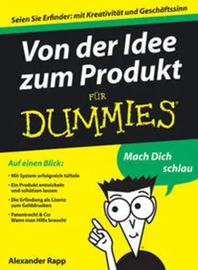 Rapp | Von der Idee zum Produkt für Dummies | E-Book | www.sack.de
