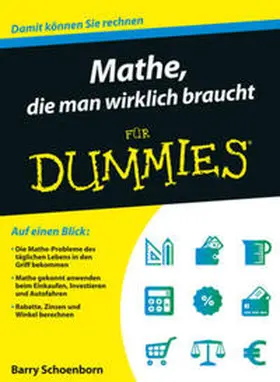 Schoenborn |  Mathe, die man wirklich braucht für Dummies | eBook | Sack Fachmedien