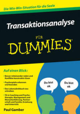 Gamber |  Transaktionsanalyse für Dummies | eBook | Sack Fachmedien