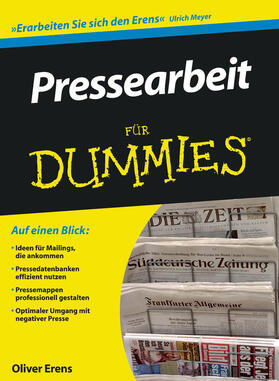 Erens |  Erens, O: Pressearbeit für Dummies | Buch |  Sack Fachmedien