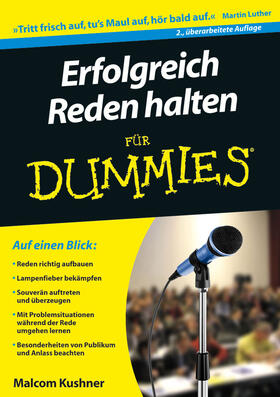Kushner |  Erfolgreich Reden halten für Dummies | Buch |  Sack Fachmedien