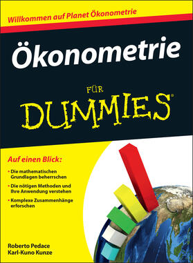 Pedace / Kunze | Ökonometrie für Dummies | Buch | 978-3-527-70989-2 | sack.de