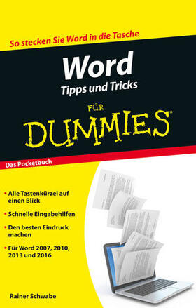 Schwabe | Word Tipps und Tricks für Dummies | Buch | 978-3-527-71182-6 | sack.de