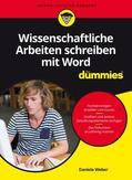 Weber |  Wissenschaftliche Arbeiten schreiben mit Word für Dummies | Buch |  Sack Fachmedien