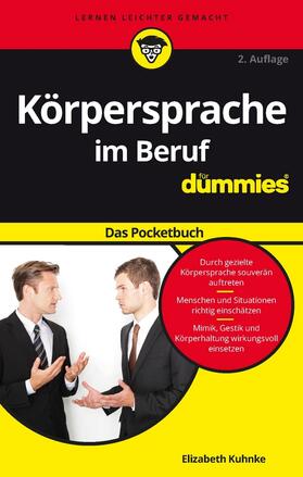 Kuhnke |  Kuhnke, E: Körpersprache im Beruf für Dummies Das Pocketbuch | Buch |  Sack Fachmedien