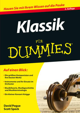 Pogue / Speck | Klassik für Dummies | Buch | sack.de