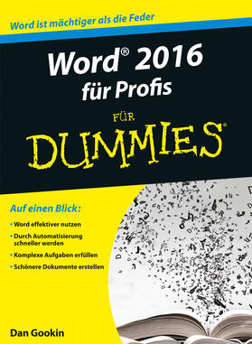 Gookin | Gookin, D: Word 2016 für Profis / Dummies | Buch | sack.de