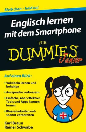 Schwabe / Braun |  Schwabe, R: Englisch lernen mit dem Smartphone für Dummies | Buch |  Sack Fachmedien