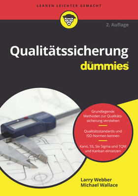 Webber / Wallace | Webber, L: Qualitätssicherung für Dummies | Buch | 978-3-527-71393-6 | sack.de