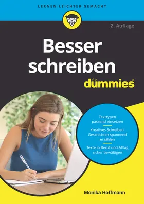 Hoffmann |  Besser schreiben für Dummies | Buch |  Sack Fachmedien