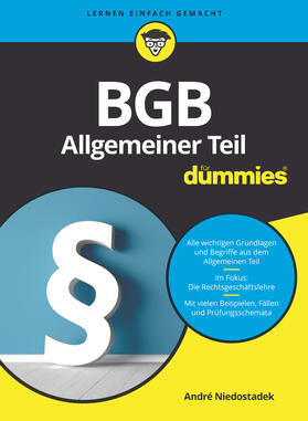Niedostadek | BGB Allgemeiner Teil für Dummies | Buch | 978-3-527-71569-5 | sack.de