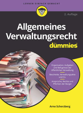 Scherzberg | Allgemeines Verwaltungsrecht für Dummies | Buch | 978-3-527-71658-6 | sack.de