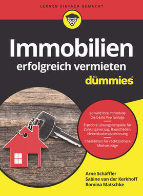 Schäffler / van der Kerkhoff / Matschke |  Immobilien erfolgreich vermieten für Dummies | Buch |  Sack Fachmedien