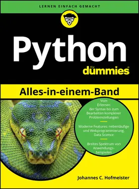 Hofmeister |  Python Alles-in-einem-Band für Dummies | Buch |  Sack Fachmedien