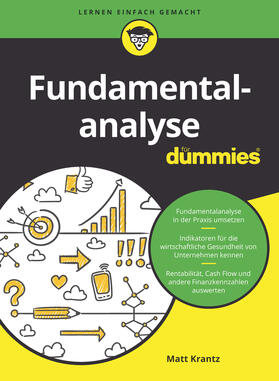 Krantz | Fundamentalanalyse für Dummies | Buch | 978-3-527-71938-9 | sack.de