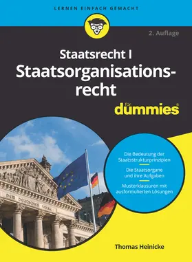 Heinicke |  Staatsrecht I Staatsorganisationsrecht für Dummies | Buch |  Sack Fachmedien
