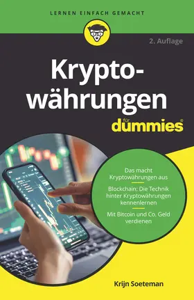 Soeteman | Kryptowährungen für Dummies | Buch | 978-3-527-72033-0 | www.sack.de