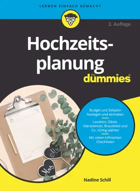 Schill |  Hochzeitsplanung für Dummies | Buch |  Sack Fachmedien
