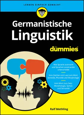 Methling |  Germanistische Linguistik für Dummies | Buch |  Sack Fachmedien