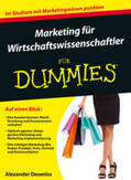 Deseniss |  Marketing für Wirtschaftswissenschaftler für Dummies | eBook | Sack Fachmedien